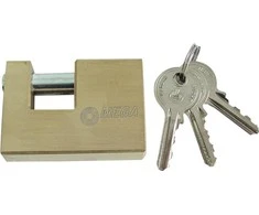 Mega Kłódka Žalvarinė spyna su kaiščiu, 50 mm, 14 mm tarpas, 8 m kaištis