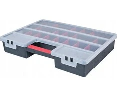 Pudełko Dėžė Patrol Organizer XL iš PVC | juoda (46 x 33 x 8 cm)