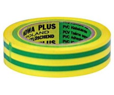 Taśma PVC izoliacinė juosta 15 * 0,15 mm, ilgis = 10 m, mišinys (iki 1 kV) 1 vnt.