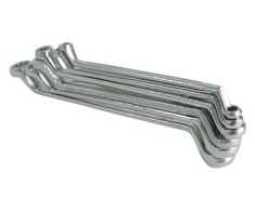 Mega Lenkti žiediniai veržliarakčiai, komplektas 12 vnt, 6-32mm segtukas