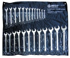 Mega Klucz Kombinuotų raktų rinkinys, 25 vnt., 6–32 mm, dėkle