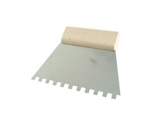 Szpachla Plieninė mentelė 180 mm, dantukai 8 * 8 mm