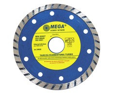 Mega Tarcza Turbo deimantinis diskas (kietasis pumpuras) 115 * 2,2 * 7,0 * 22,2