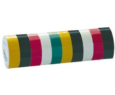 Mega Taśma PVC izoliacinė juosta 19 mm * 0,13 mm * 10 m 10 vnt.