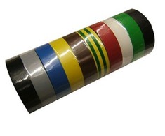 Taśma PVC izoliacinė juosta (iki 1kV) 15 * 0,15 mm, ilgis = 10 m, 3 vnt.