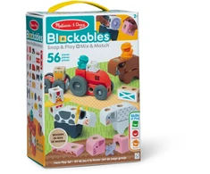 Spin Master Medinės kaladėlės Blockables ūkis rinkinys