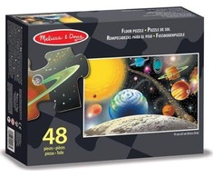 Dėlionė Melissa &amp; Doug Didelis grindų galvosūkis saulės sistema 48 vienetų 91x61 cm žaislas trejų metų vaikui