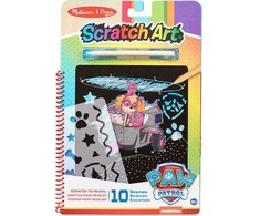 Melissa &amp; Doug PAW PATROL SKYE BOOK MELISSA SCRATCH PAD AUTOMOBILIŲ KELIONIŲ ŽAISLAS