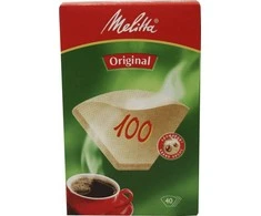 Kavamalė Popieriniai kavos filtrai Melitta Original 100, 40 vnt.