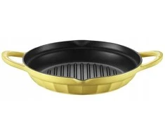 Mellow Yellow BUYDEEM emaliuota ketaus keptuvė 26 cm, modelis CP553, spalva Mellow Geltona