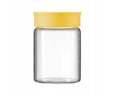Mellow Yellow BUYDEEM stikliniai indeliai 500 ml su dangteliu, spalvos Mellow Geltona, modelis CS1013