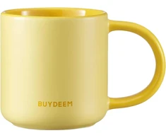 Mellow Yellow Mellow Geltona BUYDEEM Keraminis puodelis 300 ml, modelis CD1018, spalva