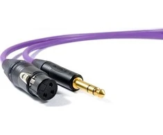 Kabelis Melodika Jack 6.3mm - XLR 17m violetinė