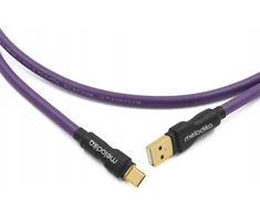 Melodika Melodika MDUAC03 Violetinė USB tipo A-C laidas su įsk. DAC / medicinos prietaisams - 0,3 m