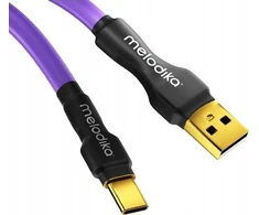 Melodika Melodika MDUAC07 Violetinė USB tipo A-C laidas su įsk. DAC / medicinos prietaisams - 0,7 m