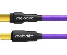 Melodika USB kabelis USB-C – USB-B 0,75 m purpurinis (MELO-MDUCB07)