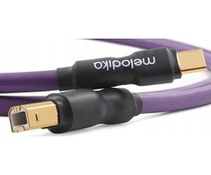 Melodika USB kabelis USB-C – USB-B 5 m Purpurinis (MELO-MDUCB50)
