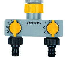 Memorysolution Dvigubo čiaupo skirstytuvas 1?-3/4? Greenmill GB1683C