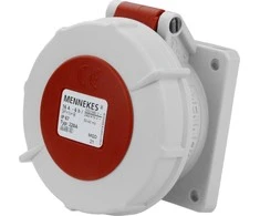 MENNEKES Skydinio lizdo tiesūs varžtiniai gnybtai 16A 400V IP67 (MEN228A)