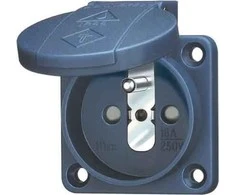 Mennekes Mėlynos plokštės lizdas 16A 230V IP44 (MEN11131)