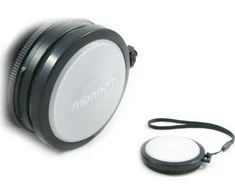 MENNON Wb objektyvo dangtelis, skirtas 72 mm baltos spalvos balanso objektyvui