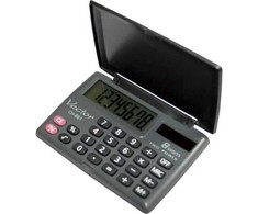 Men's Vector Vector KAV CH-861 pocket skaičiuotuvas, 8 digits, 87 x 58 mm, juodas