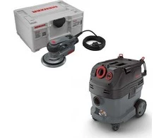 Menzer dulkių siurblių rinkinys Menzer VCL 530 PRO dulkių siurblys ir ETS 150 šlifuoklis 5.0 SET