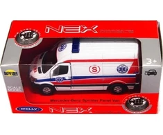 Mercedes Mercedes Sprinter 1:34 Greitosios pagalbos automobilis baltas WELLY