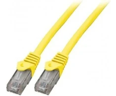 Mercodan 3 fazių komutacinis kabelis KAT6 UTP, geltonas, 15m, be halogenų, 2x4xAWG24 LSZH, polietileno maišelis, CCA, 15 m, Cat6, U/UTP (UTP), RJ-45, RJ-45, geltonas