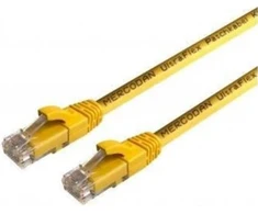 Mercodan Kabelis sieciowy RJ-45, Cat.6, U/UTP, LSZH, UltraFlex, geltona, 20 m (371235200)