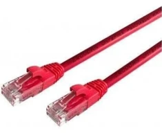 Mercodan Kabelis sieciowy RJ-45, Cat.6, U/UTP, LSZH, UltraFlex, raudona, 15 m (371234150)
