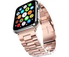 Mercury dirželis Metal Apple Watch 38/40/41 mm rožinės auksinės spalva