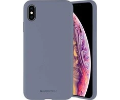 Dėklas Mercury Silikoninis dėklas Apple iPhone 12/12 Pro levandos pilka