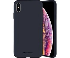 Dėklas Mercury Silikoninis dėklas Apple iPhone 12/12 Pro tamsiai mėlynas