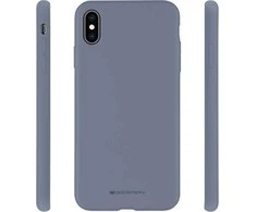 Dėklas Mercury Silicone Apple iPhone X/Xs levandų pilkos spalvos