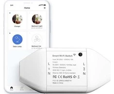 Meross MSS710HK išmanioji 1 kanalo relė veikia su Apple Homekit