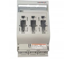 Mersen MULTIBLOC NH00 dėžutės jungiklio skyriklis 160A 3P IP30 6 varžtų jungtys M8 P1023007