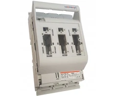 Mersen MULTIBLOC NH00 dėžutės jungiklio skyriklis 160A 3P IP30 6 varžtų jungtys M8 P1023007