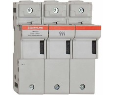 Mersen Modulinis saugiklių pagrindas DIN bėgeliui 3P CMS223 22x58 IP20 E331135