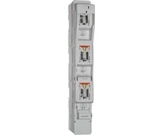 MERSEN 3P 630A saugiklio jungiklis-skyriklis /V gnybtai/ MULTIVERT NH3 1.370.00 bėgeliai 185mm D1023250A
