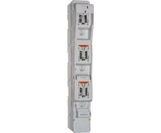 MERSEN Saugiklių juostos jungiklis 3P 400A /V-Clamp gnybtai/ MULTIVERT NH2 1 270 000 185 mm bėgiai H1023208A (be V-Klem)