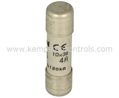 Mersen Nordic Ab MERSEN Wkładka bezpiecznikowa cylindryczna 10x38mm 500VAC gG 4A X213598