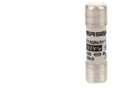 MERSEN Saugiklio įdėklas itin greitas viso diapazono cilindrinis gR 690VAC 10x38 1A L1014563