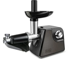 Mėsmalė Black &amp; Decker Juodas &amp; Decker skustuvas mėsai malti Juodas+DECKER BXMMA1000E ES9150020B (1000W, pilka spalva)
