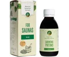 Garinės pirties beržų ekstraktas MĖTA, 150 ml