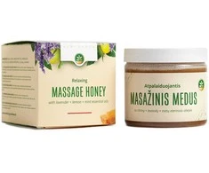 Atpalaiduojantis masažinis medus MĖTA, 250 g