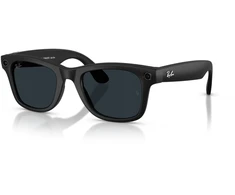 Išmanieji akiniai RayBan Meta Wayfarer Gen 2, juodi rėmeliai ir skaidraus-pilko gradiento lęšiai, standartinis dydis