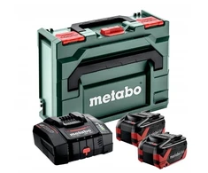 METABO akumuliatorius 18V 8,0Ah LIHD XTREME 2vnt.. + Įkroviklis ASC 290 METABOX