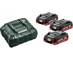 Metabo Įkroviklio ir akumuliatorių 3 x 4,0 Ah rinkinys (685132000), 18 V