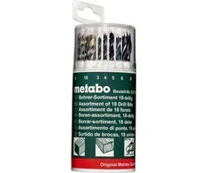Universalių grąžtų komplektas Metabo 627190000; 18 vnt.
